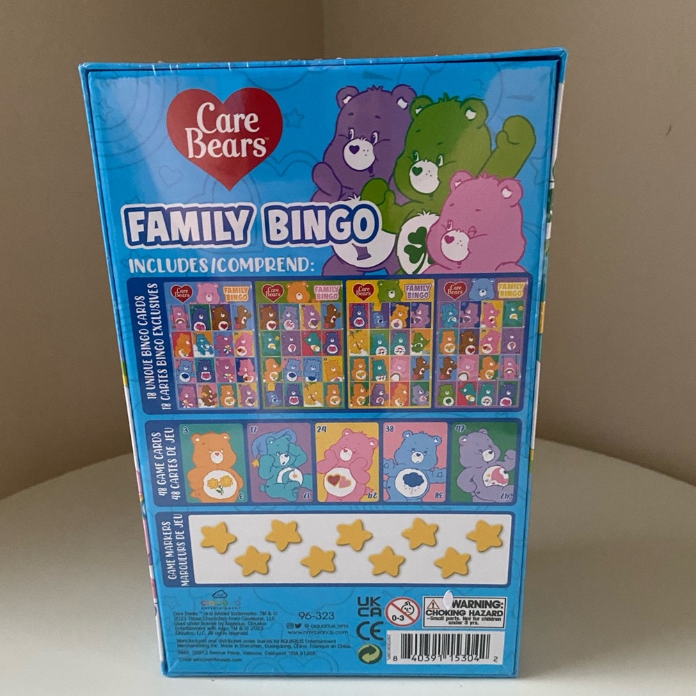 CARE BEARS Family Bingo Game - Picture 2 of 6